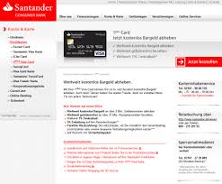 Il vous suffit de vous connecter avec les identifiants déjà existants de votre online banking. Santander Consumer Bank Kreditkarte Erfahrung 2021 Der Bericht Aktiendepot