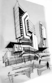 Architectural Sketch Rafiq Sabra 007 Jpg Architecture Design Drawing Architecture Design Sketch Architecture Concept Drawings