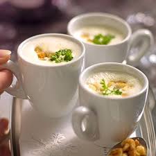 Prosecco Schaumsuppchen Rezept Cremesuppe Silvester Essen Vorspeisen Rezepte