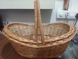 Baskets containing a sampling of easter foods are brought to church to be blessed on holy saturday. Wooden Basket At Best Price In India