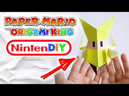 Make Origami Olivia From Paper Mario The Origami King Youtube