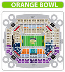 53 Curious Miami Orange Bowl Seating Chart