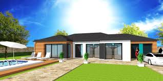 En concevant avec un architecte, le plan de ce type d'habitation, vous aurez une maison qui vous ressemble, avec de grands espaces, des ouvertures sur l'extérieur impliquant une grande luminosité. Nos Maisons De Plain Pied Design Modeles Et Plan En L U V H