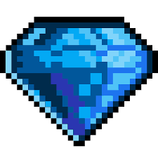 Brilliant Blue Gem Shine Animation By Danidedestroyer Me Pixel Animation Pixel Art Design Pixel Art