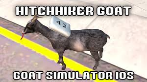 By grabbing a large object with tornado goat, a helicopter effect. How To Get The Hitchhiker Goat In Goat Simulator Ios By Kyran Butler