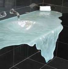 waterfall sinks 2 glass basin