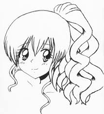 Last, in the list of, easy cartoon characters to draw is the grinch. Images Of Cool Anime Girl Drawings Easy