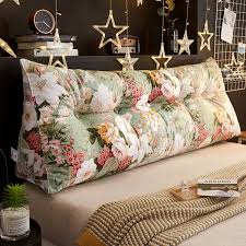 Having the best lumbar support pillow will be a great solution to chronic back pains. Home Garden Bed Pillows Headboard Triangular Wedge Reading Lumbar Pillow Cotton Backrest Bolster Cushion