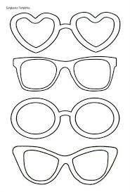 Black And White Glasses Drawing Sunglasses Templates Have Staff Draw What They Did In The Lenses And Then Put Them Up On Or Around Gian Student Crafts Art For Kids Preschool Bulletin Boards