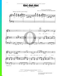 Girl Girl Girl Sonny And Virginia Sheet Music Piano Voice Guitar Pdf Download Streaming Oktav