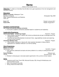 Access all the cv templates below and 1000's more. Internship Resume For Comment Actuary