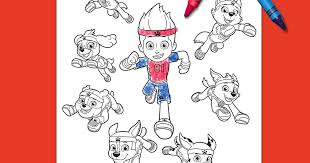 Paw patrol everest coloring page from paw patrol category. Paw Patrol All Stars Coloring Page Nickelodeon Parents