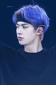 Jin purple hair Era.💜🥹 ЬчЕк 장채