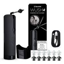 Amazon.com: Wush Pro Water Powered Ear Cleaner with 12 Reusable Replacement  Tips by Black Wolf - Safe & Effective - Electric Triple Jet Stream with 3  Pressure Settings for Ear Wax Buildup -