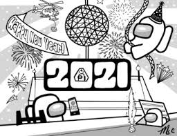 Among us is a super fun online game, to justify my addiction i made a coloring page of over 100 among us characters with unique costumes. 2021 New Year Among Us Coloring Sheet By Art With Ms C Tpt