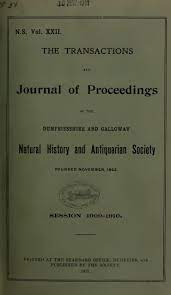 Dumfriesshire or the county of dumfries is a historic county, registration county and lieutenancy area of scotland. Journal Of Proceedings Dumfriesshire Galloway Natural History