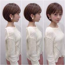 伊輪 ミニーショート 小顔毛束cut 美容師はinstagramを利用しています 小顔コンパクトショート くせ毛の人はストレートでオーケー ストレート毛の人はふんわりパーマでおーけ asian short hair short bob hairstyles hair affair