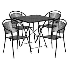 Black And White Patio Chairs Walmart Home Patio Table Patio Furniture Sets 5 Piece Dining Set