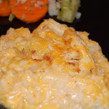 Chicken And Cheesy Rice Casserole Recipe Yummly Recipe Cheesy Rice Casserole Chicken Recipes Casserole Chicken Broth Recipes