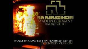 1 background 2 versions 2.1 studio 2.2 live 3 live 3.1 variations 3.2 professional recordings 4 lyrics 5 sources the song was recorded with the working title der bringer. Rammstein Wollt Ihr Das Bett In Flammen Sehen Extended Version Youtube