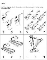 Musical Instrument Count The Groups Music Worksheets Preschool Music Theme Music Crafts Preschool