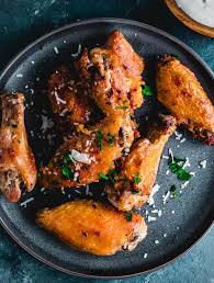 Costco chicken wings 1 serving 255 calories 0 grams carbs 19 grams fat 21 grams protein. Garlic Parmesan Chicken Wings So Crispy And Delicious Sip And Feast