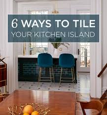 ways to tile your kitchen island