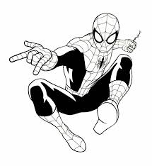 Spiderman Coloring Book Page Spiderman Drawing Spiderman Coloring Spiderman Stencil