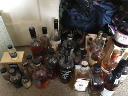 Some people slice the bottle's neck to make flower vases and candle. Organizing Your Whiskey Collection Some Ideas And A Case Study The Whiskey Wash