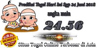 Prediksi Togel Hari Ini Sgp 24 Juni 2018 24 Juni