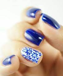 Déco ongles gel idée vernis bleu. 95 Idees De Ongles Bleu Ongles Bleus Ongles Vernis A Ongles