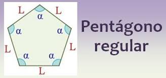 Cada ángulo interno mide 108 grados o. Pentagono Regular