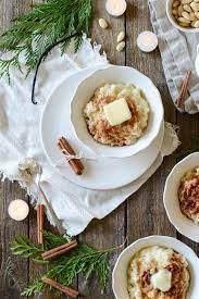 Norwegian Rice Porridge Risgrot For A Koselig Kitchen Outside Oslo Recipe Rice Porridge Christmas Food Norwegian Food