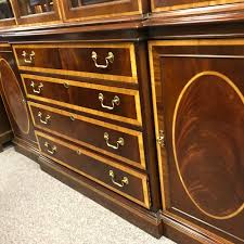 Check spelling or type a new query. Mahogany Breakfront China Cabinet By Hickory Chair Co With Banded Inlay Ardesh