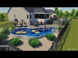 Increased utilities and repairs cost an additional $1,800 to $3,200 every year. 15 X 30 Semi Inground Pool By Rideau Pools Ottawa Youtube Inground Pool Landscaping Swimming Pools Backyard Small Inground Pool