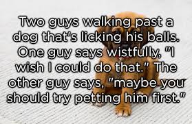 Here you will find different jokes, riddles, pick up lines and insults. 14 Lewd Jokes That Will Give You Dirty Pleasure Funny Gallery