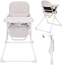 han mm baby folding high chair one click fold save space small apartment infant chair removable tray dishwa baby high chair high chair toddler high chair