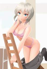 Wallpaper : anime girls, short hair, THE email protected, THE email  protected Cinderella Girls, white hair, blue eyes, open shirt, undressing  2400x3532 - mattilius258 - 1372607 - HD Wallpapers - WallHere