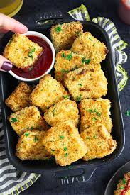 Baked Tofu Nuggets Recipe Tofu Recipes Vegan Vegan Dinner Recipes Recipes