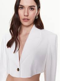 Herskind Giacca da abito Loreen 4757840 Bianco Regular Fit