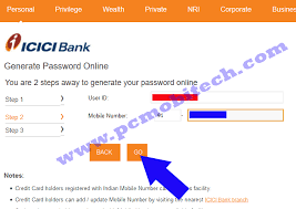With total asset value of inr 12.50 trillion, the bank wide network spread across the country with 5275. How To Reset Icici Bank Internet Banking Password Online Pcmobitech