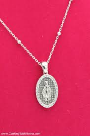 Explore the virgin mary necklace from sett & co. The Virgin Mary Silver Necklace White Gold Plated Free Shipping La Bottega Della Nonna