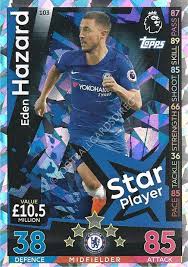 Chelsea are kings of europe! 103 Eden Hazard Star Player Chelsea Match Attax 2018 19 Football Cards Direct