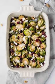 Roasted Brussels Sprouts With Goat Cheese Jar Of Lemons Recipe Roasted Brussel Sprouts Goat Cheese Recipes Brussel Sprouts