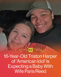 Triston Harper is expecting a baby with his new wife Paris Reed. 👶⁠ ⁠ Just  a few days after the season 22 'American Idol' top 5 contender announced  his marriage to Paris