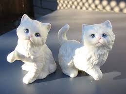 Daily Limit Exceeded Vintage Cat Figurines White Persian Kittens Persian Kittens