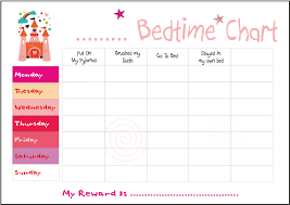 Reward Chart For Girls Romeo Landinez Co Girls Bedtime