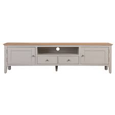 Painted oak tv units offer the ultimate sophistication. Large Grey Painted Solid Wood Tv Unit Tv S Up To 70 Adeline Ebay