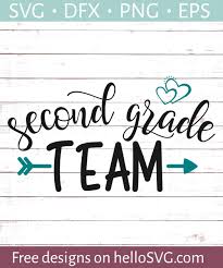 Download Second Grade Team Teacher Shirt Design Svg Free Svg Files Hellosvg Com