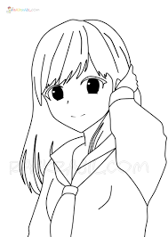 6 dessins de manga pour imprimer notre site web est une plateforme qui propose des milliers de dessins en tout genre en noir et blanc a mettre en. Coloriage Manga Fille 100 Images Pour Une Impression Gratuite